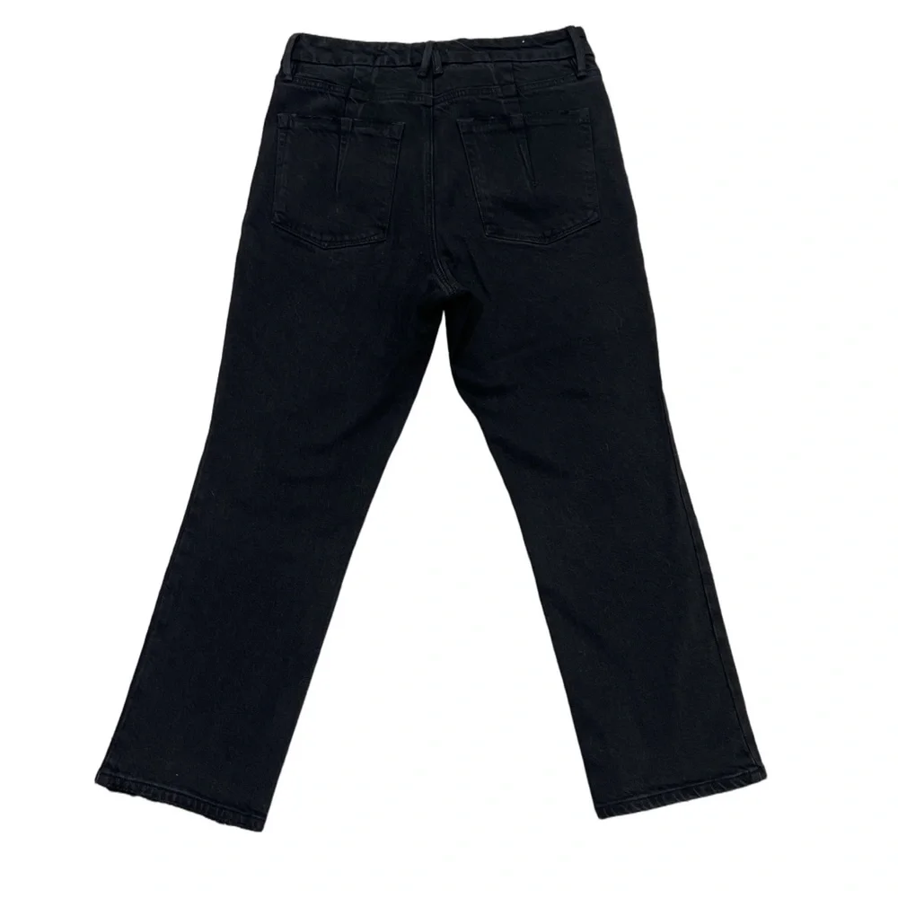 Good American Soft-tech Good Petite Straight Jeans - Picture 6 of 7